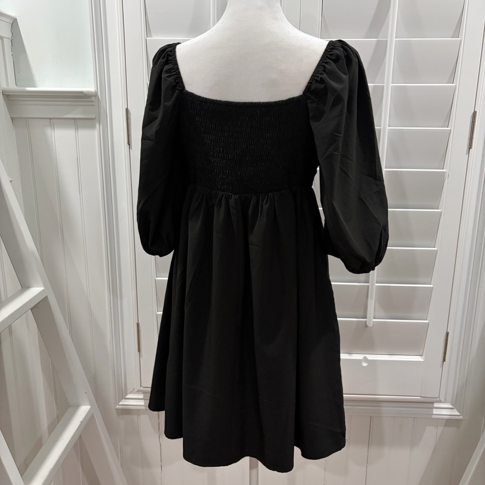 Square Neck Mini Dress - Picture 7 of 8